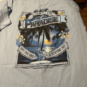 Newport Blue EUC Tee- Size Large